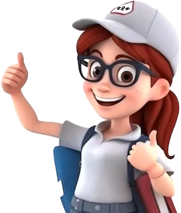 Estudiante dando pulgar arriba